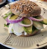 Avokado/Mozzarella sandwich