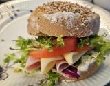 Skinke/Ost Sandwich